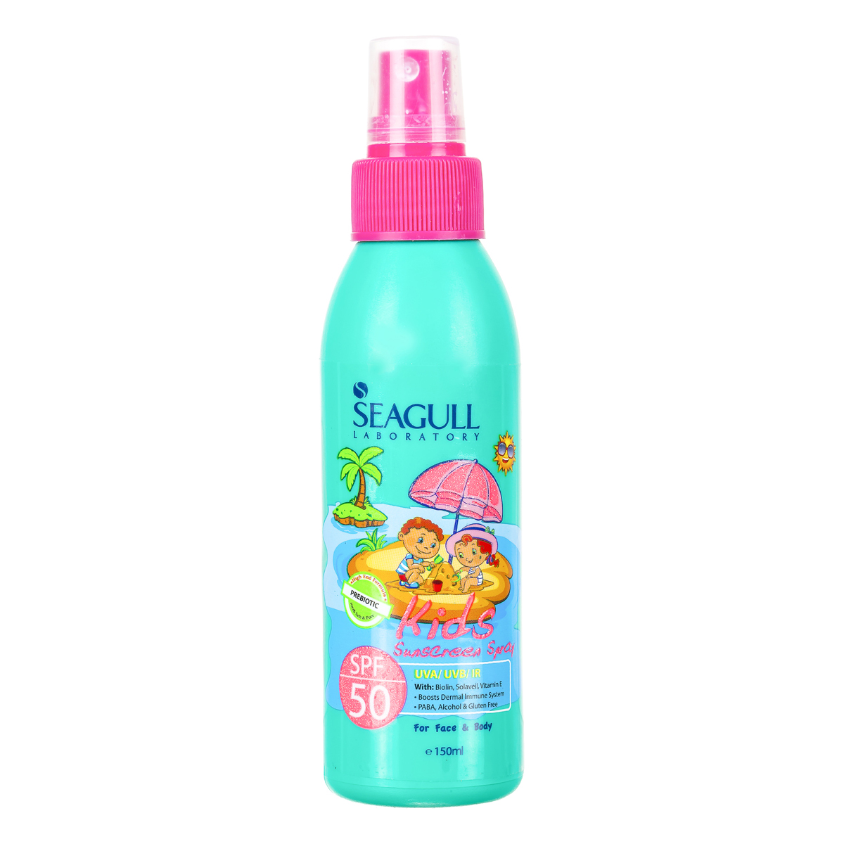 اسپری ضد آفتاب کودکان spf 50 با حجم 150 میلی لیتری سی گل