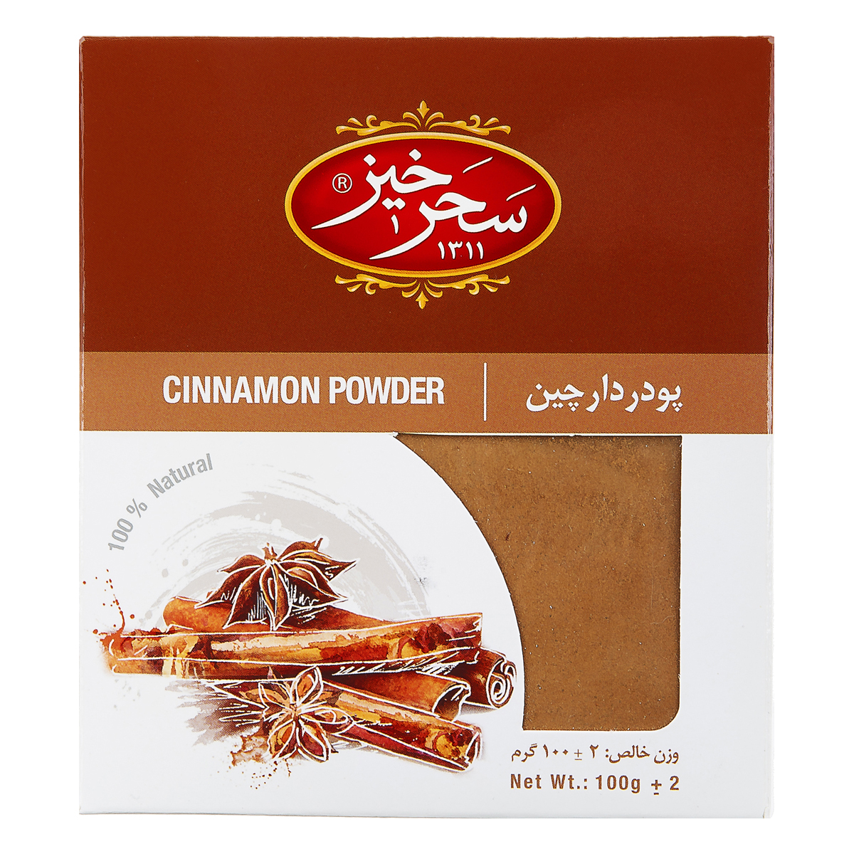 دارچین 100 گرمی سحرخیز