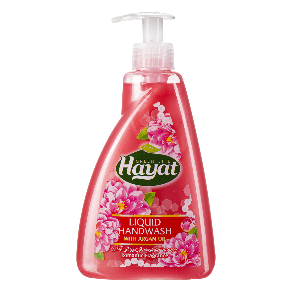 مایع دستشویی صدفی حاوی روغن آرگان 450 گرمی حیات