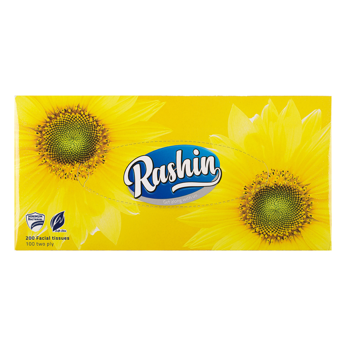 دستمال کاغذی دو لایه 100 برگ راشین
