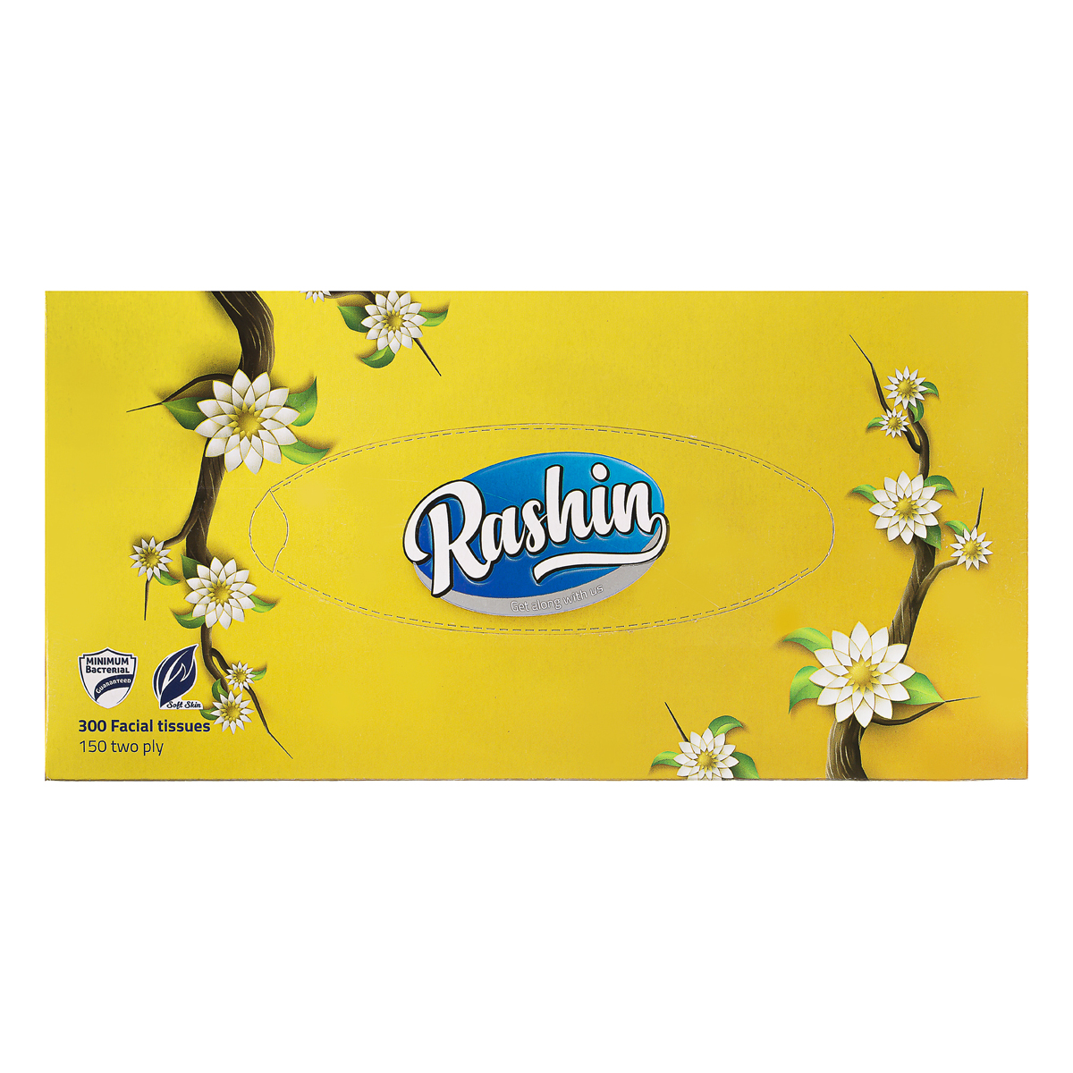 دستمال کاغذی دولایه 150 برگ راشین
