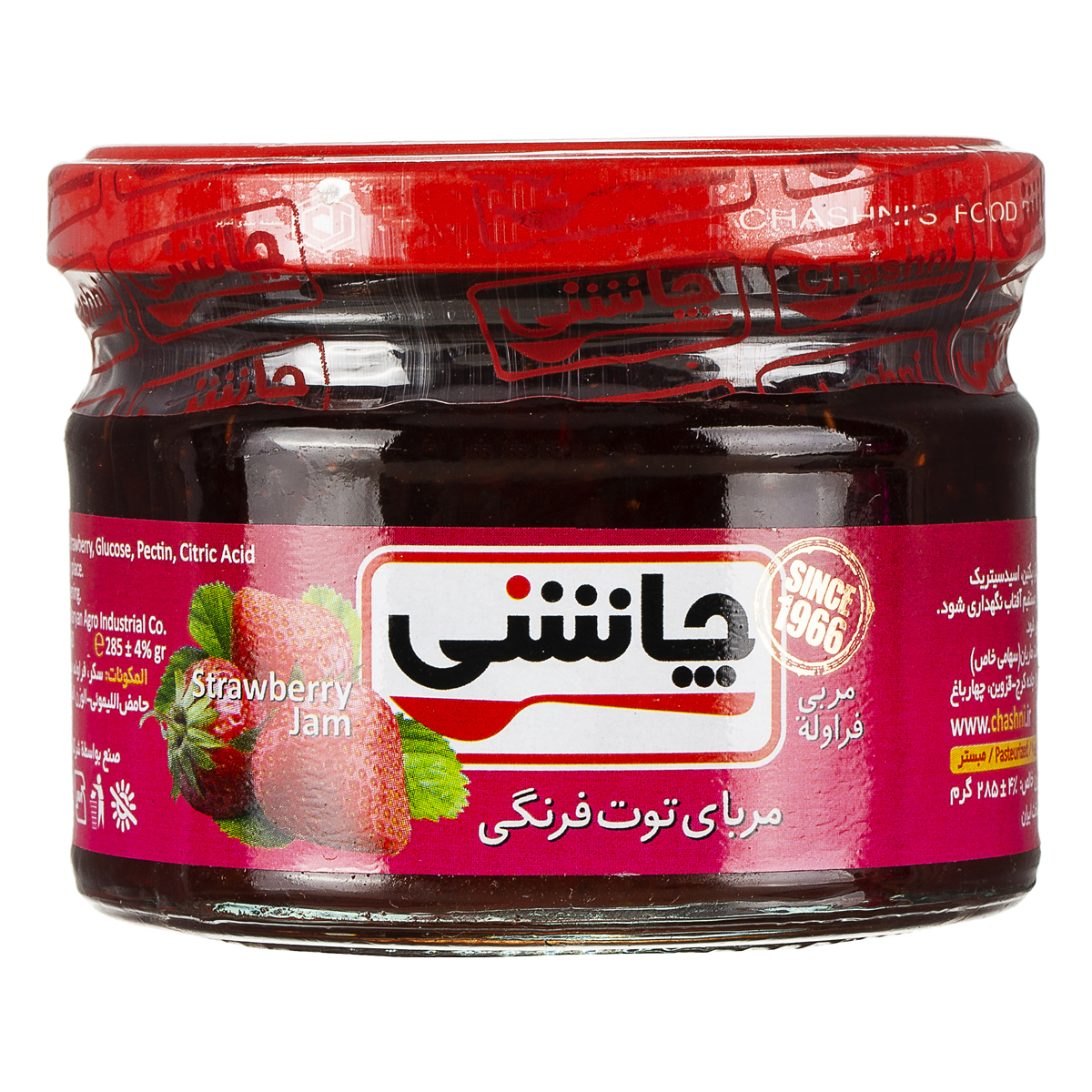 مربا توت فرنگی 285 گرمی چاشنی
