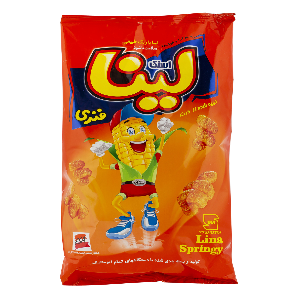 اسنک فنری 135 گرمی لینا