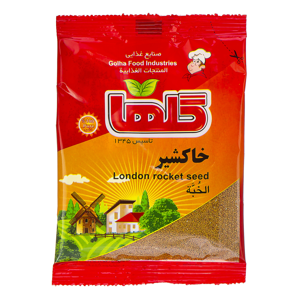 خاکشیر 50 گرمی گلها