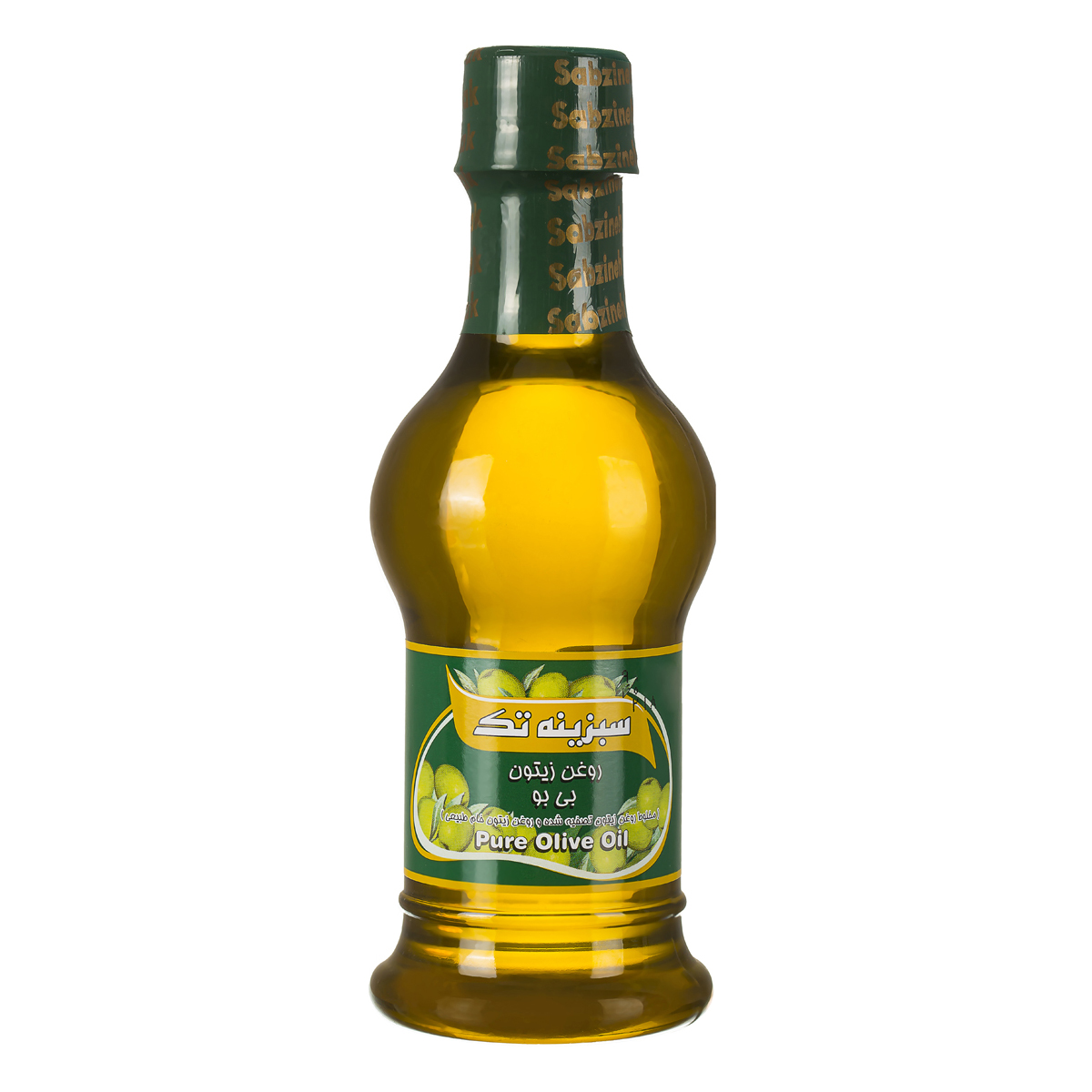 روغن زیتون بی بو 250 میلی لیتری سبزینه تک