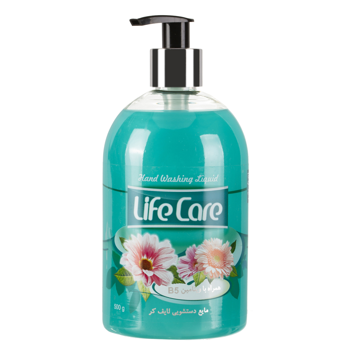 مایع دستشویی سبز 500 گرمی لایف کر
