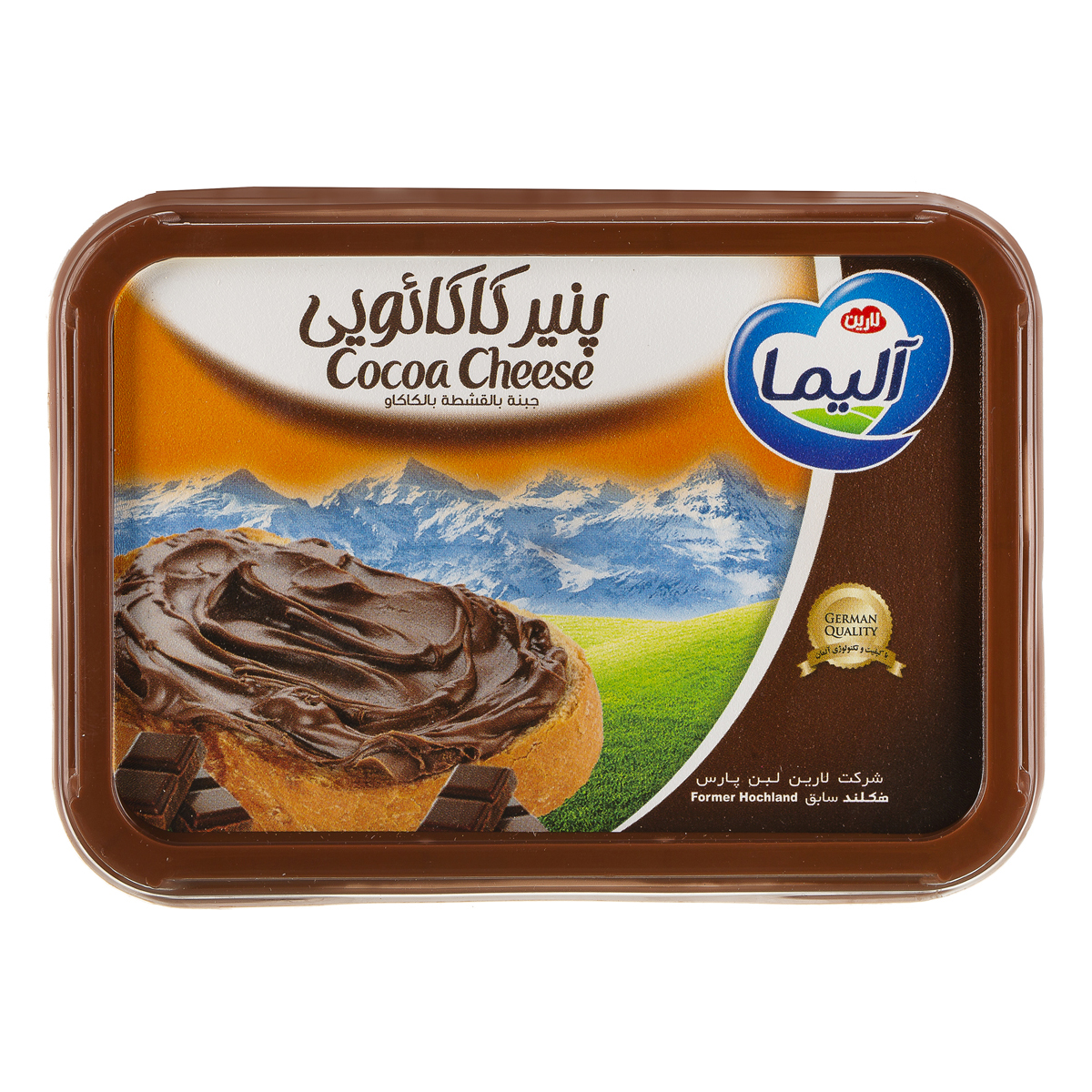 پنیر کاکائویی 150 گرمی آلیما