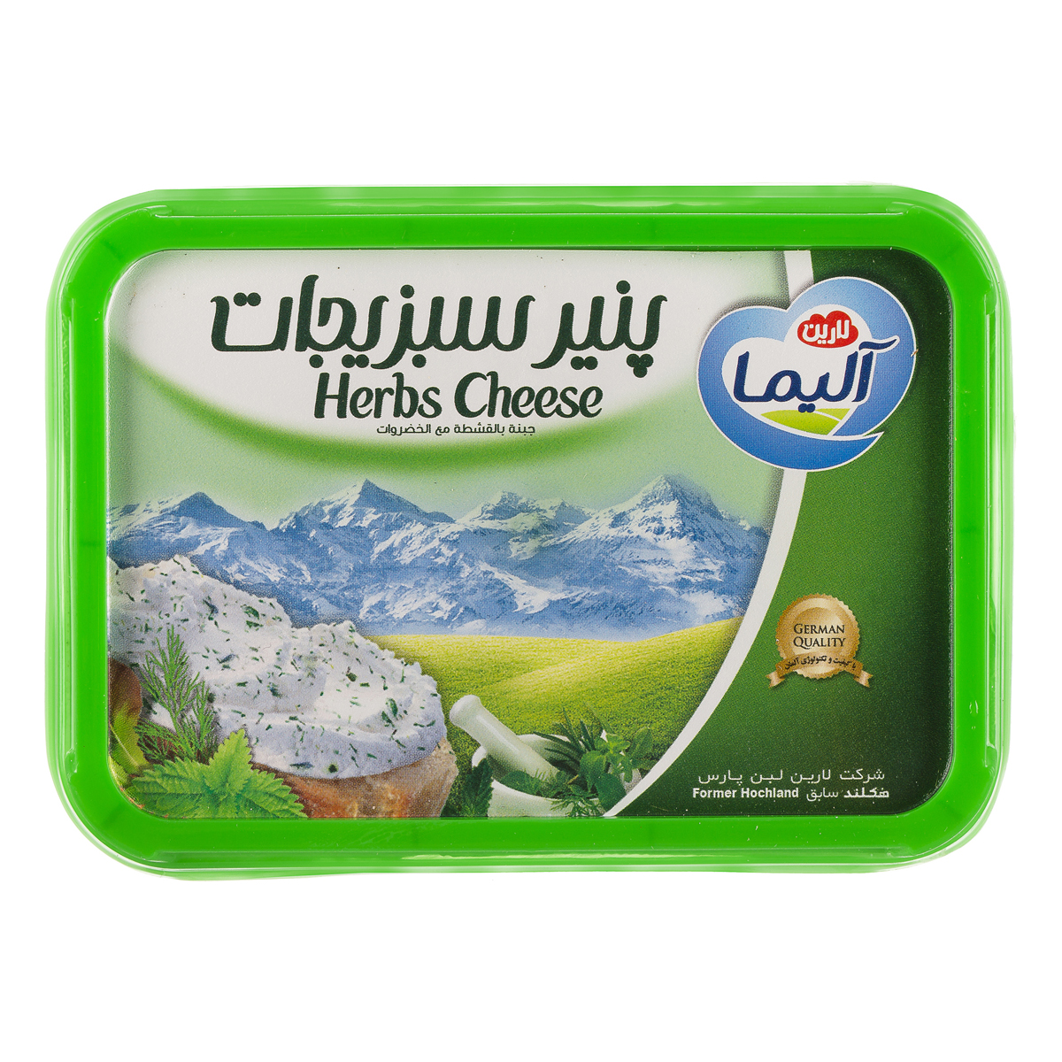 پنیر سبزیجات 150 گرمی آلیما