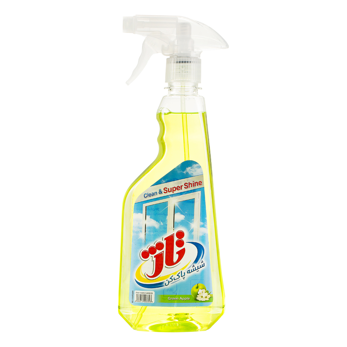 شیشه پاک کن سبز 500 میلی لیتری تاژ
