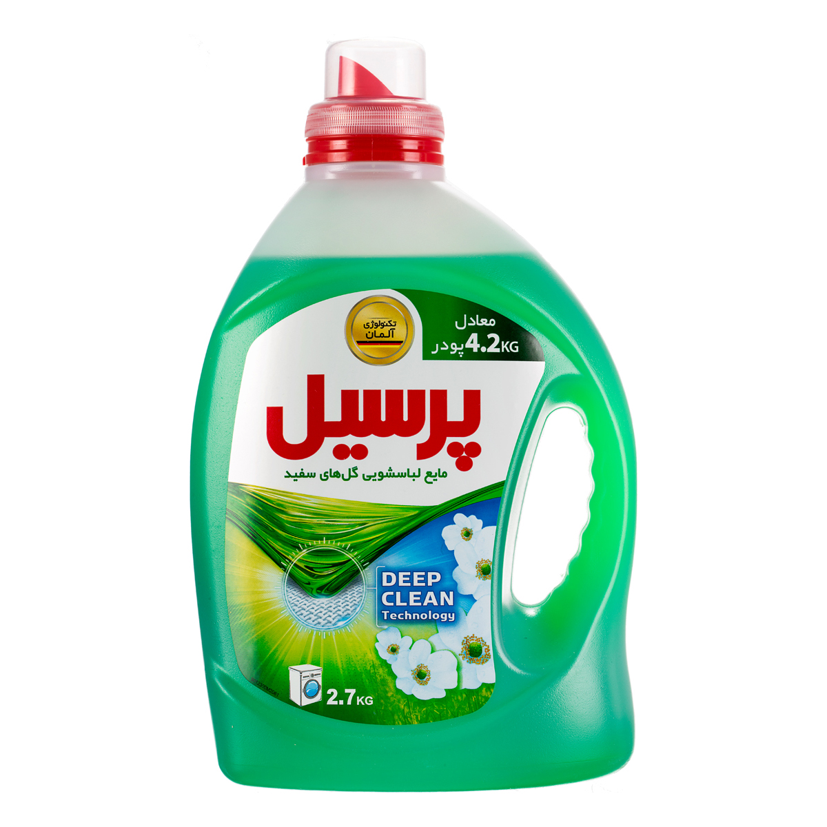 مایع لباسشویی با رایحه گل سفید 2700 گرمی پرسیل