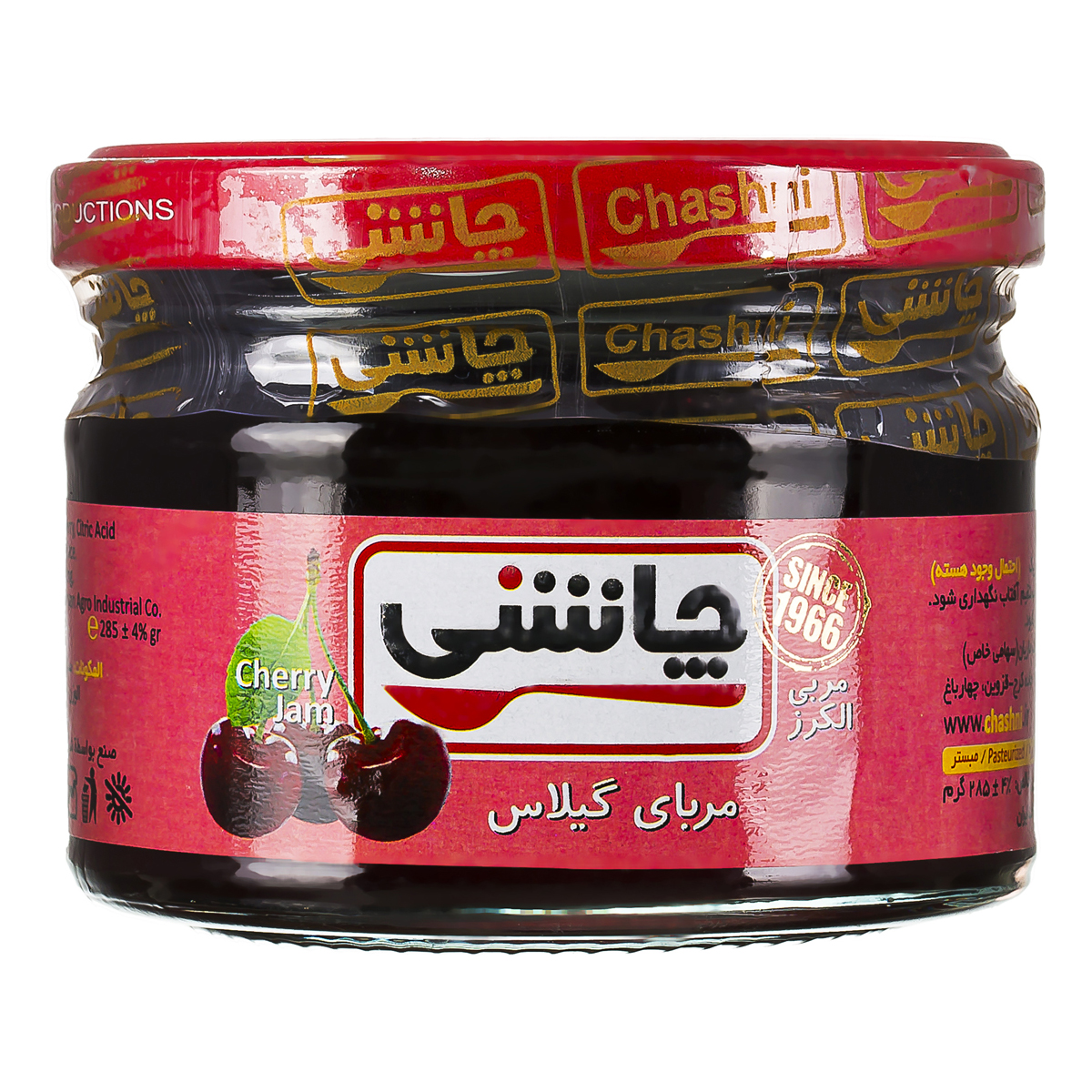 مربا گیلاس 285  گرمی چاشنی