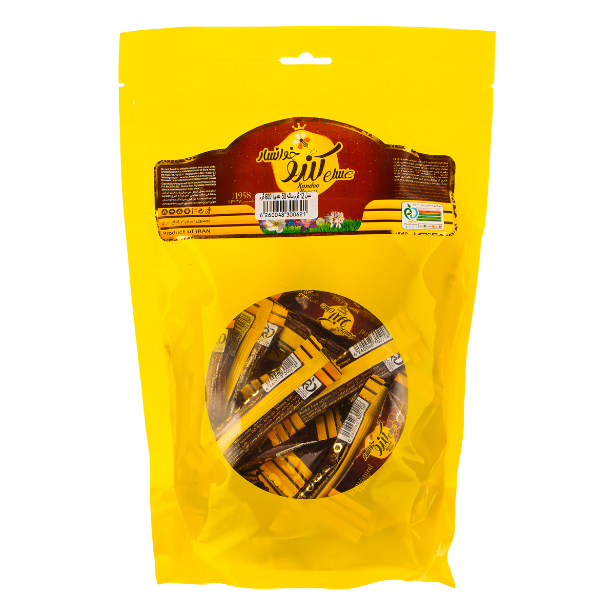 عسل 50 عددی 12 گرمی کندوخوانسار 