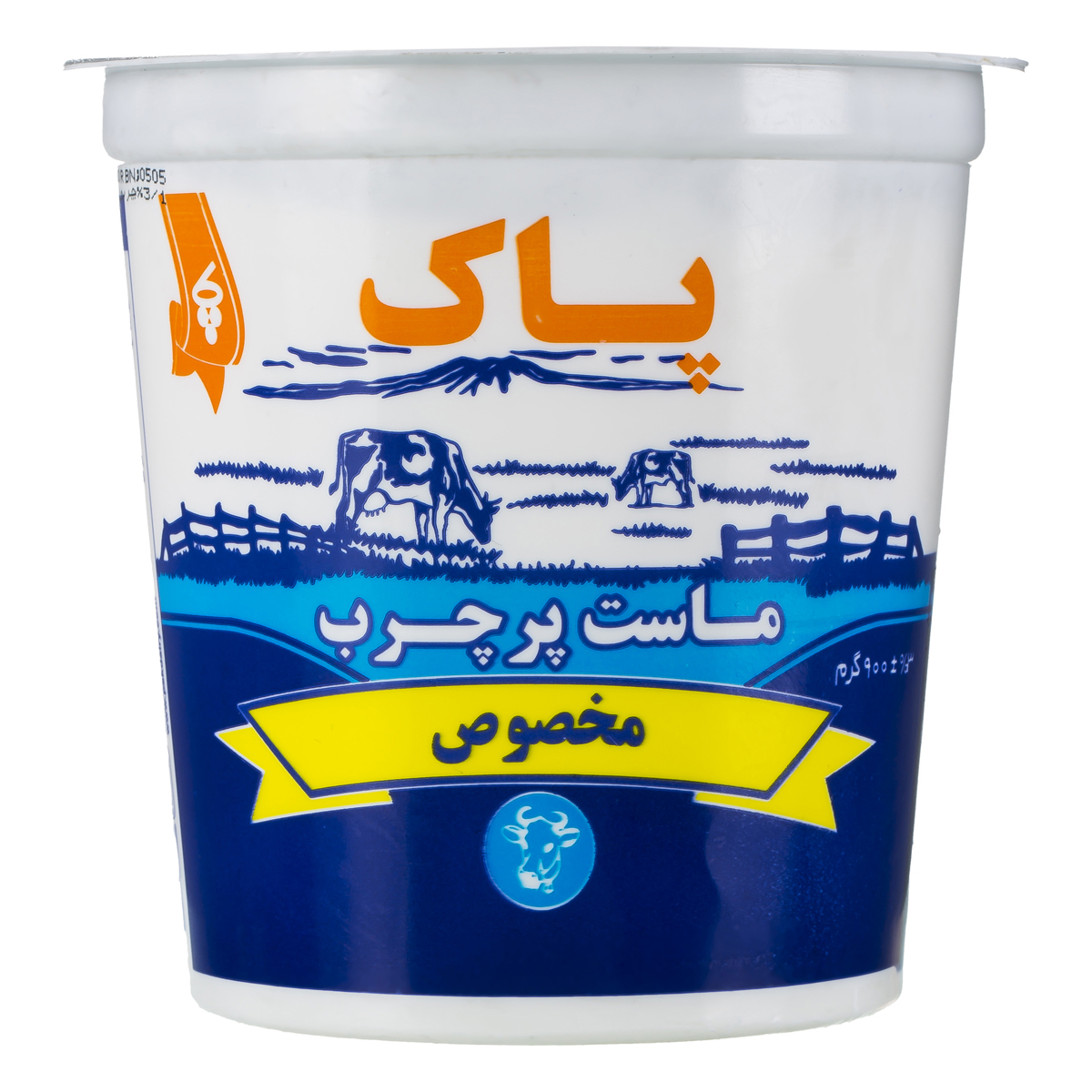 ماست پرچرب مخصوص 900 گرمی پاک