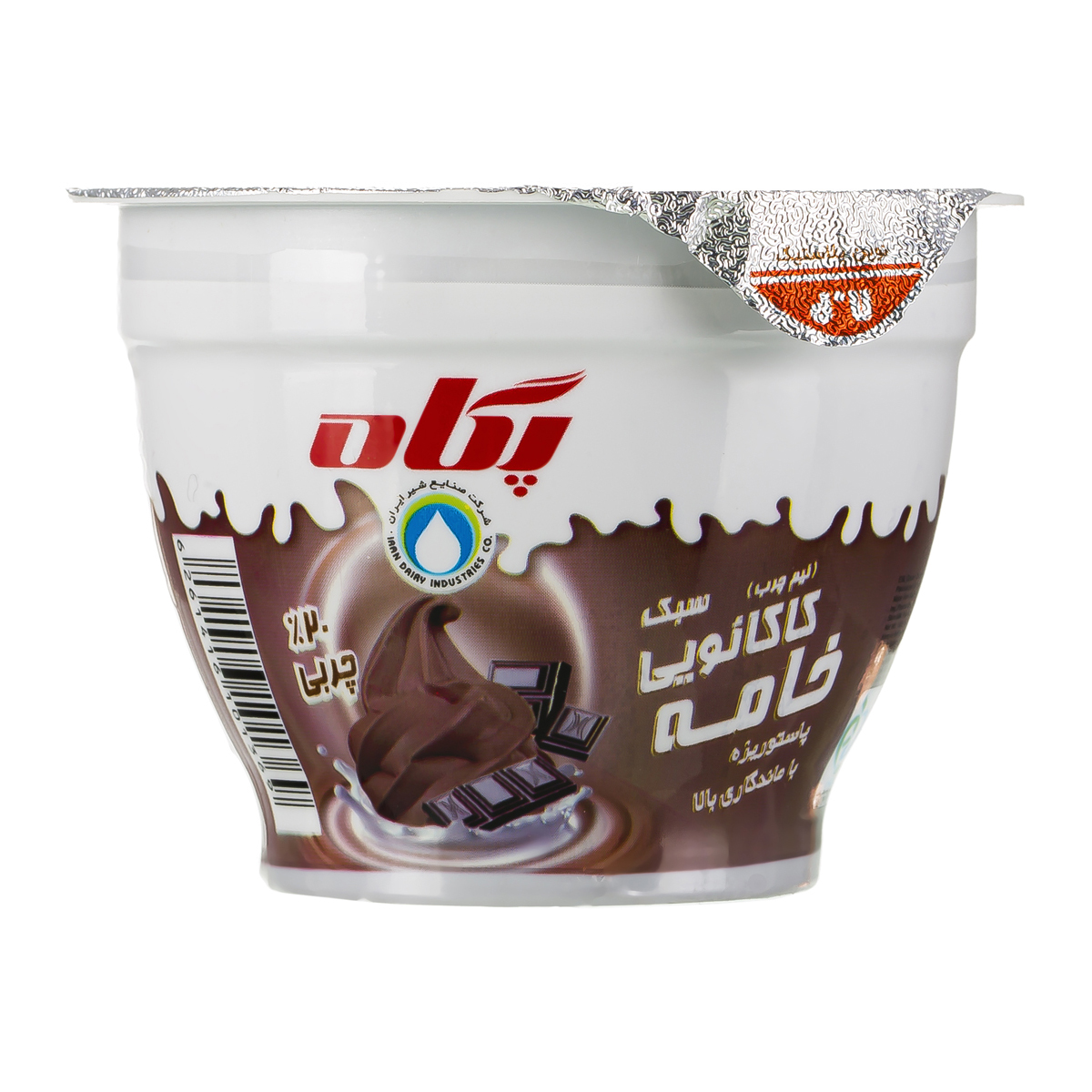 خامه کاکائویی نیم چرب 100 گرمی پگاه