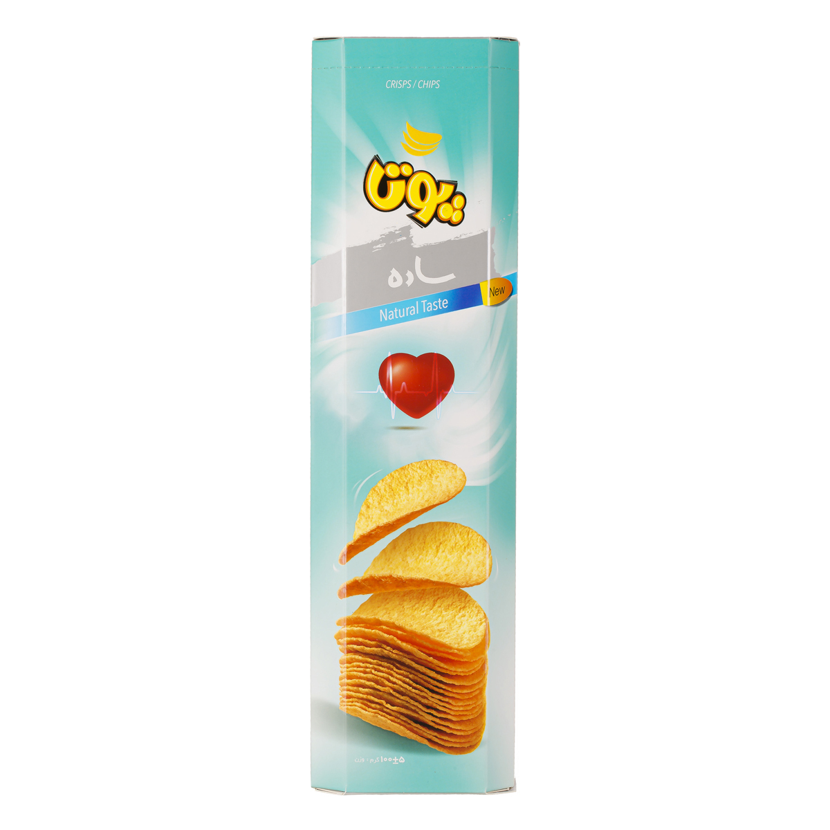 چیپس ساده 100 گرمی پوتا