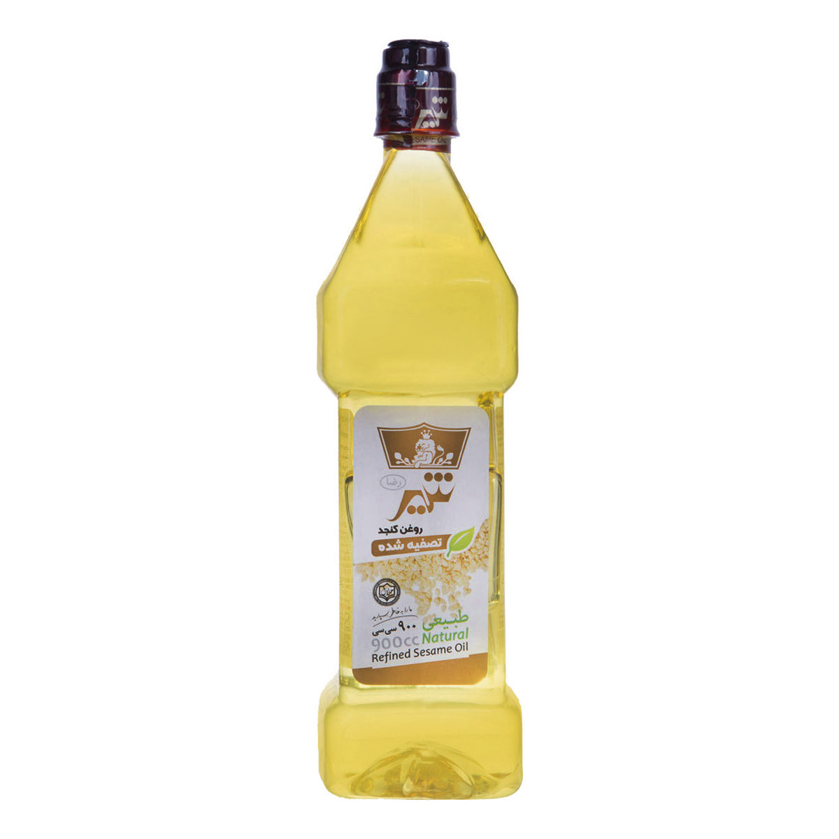 روغن کنجد تصفیه شده 900 میلی‌لیتری شیررضا
