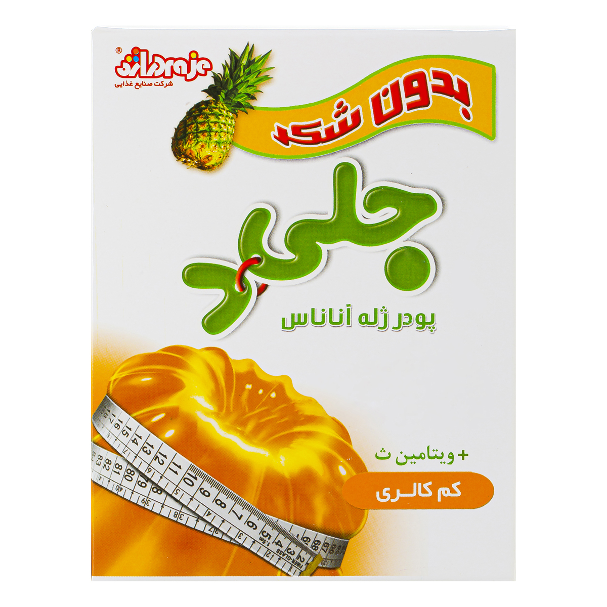 پودر ژله آناناس جلی‌دی رژیمی 25 گرمی دراژه