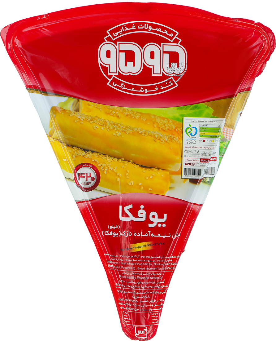 نان نیمه آماده نازک یوفکا 420 گرمی 9595