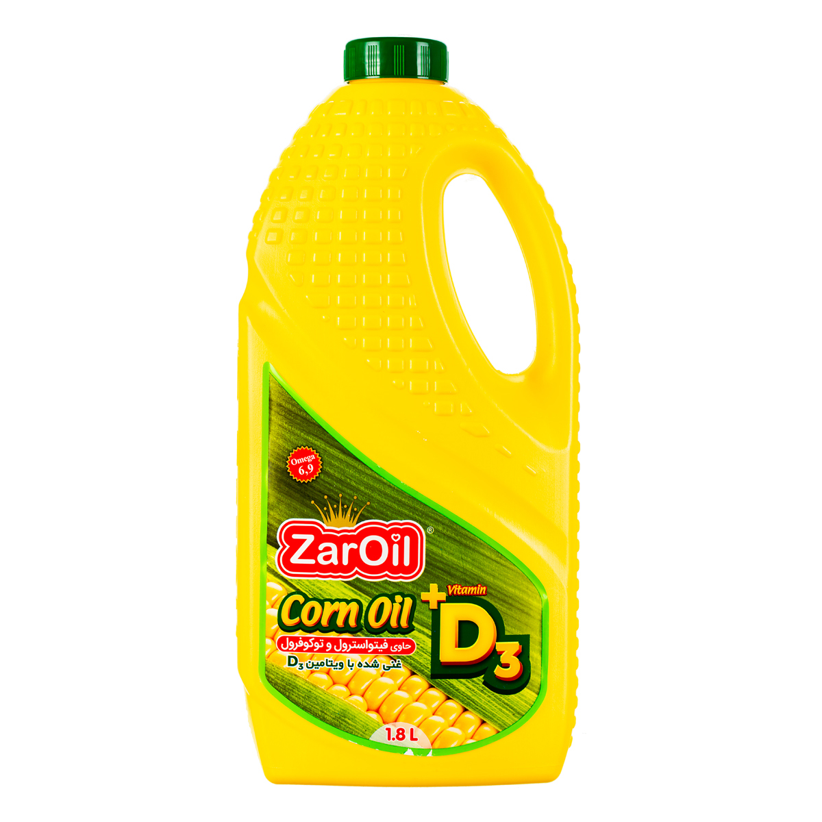 روغن ذرت غنی شده با ویتامین D3 با حجم 1800 میلی لیتری زراویل