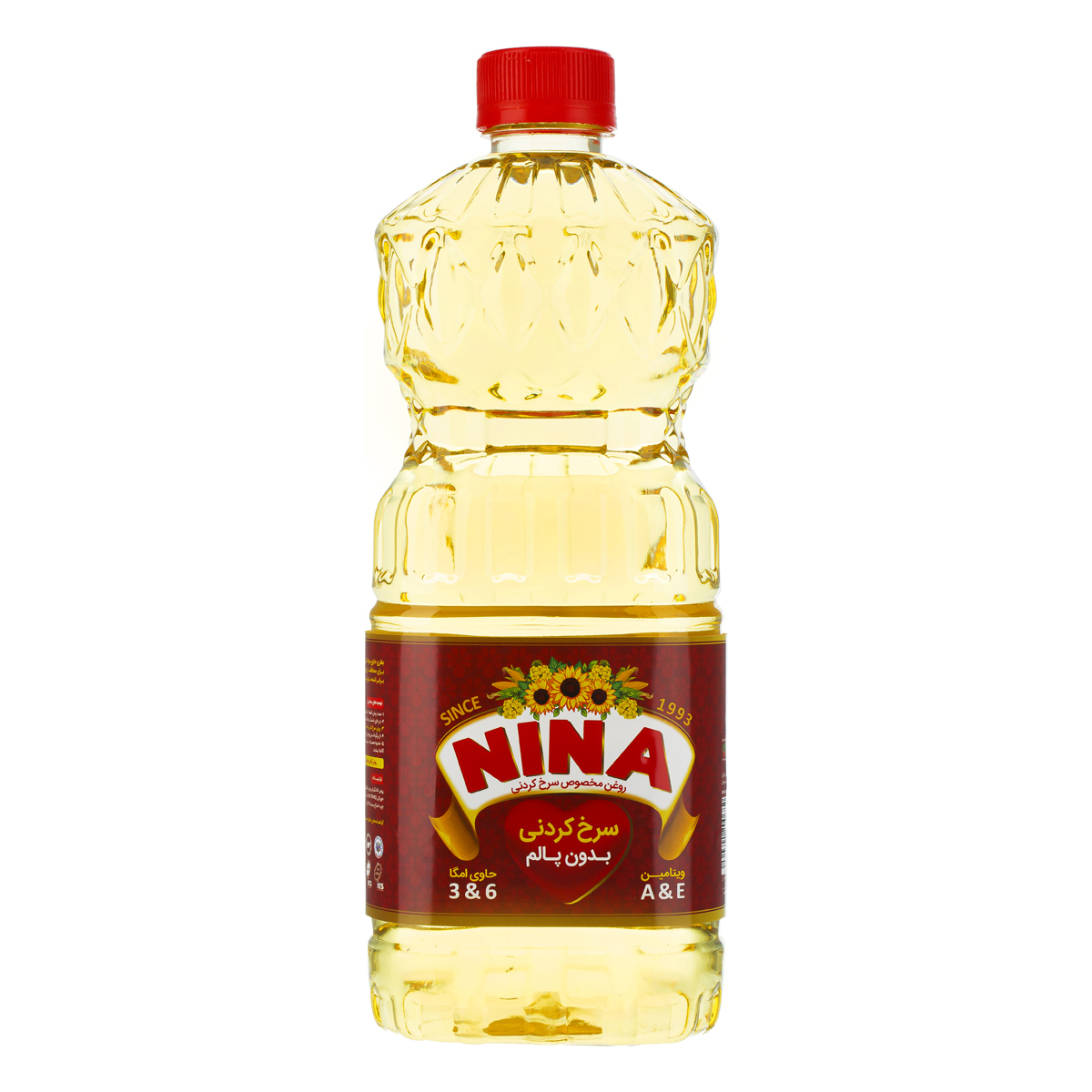 روغن سرخ کردنی بدون پالم 1.5 لیتری نینا