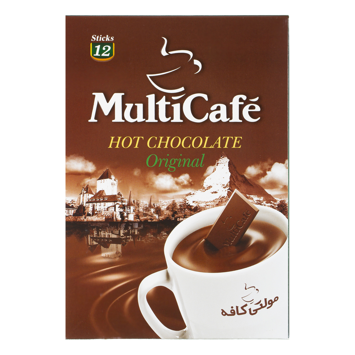 شکلات داغ اُریجینال 12 عددی مولتی کافه