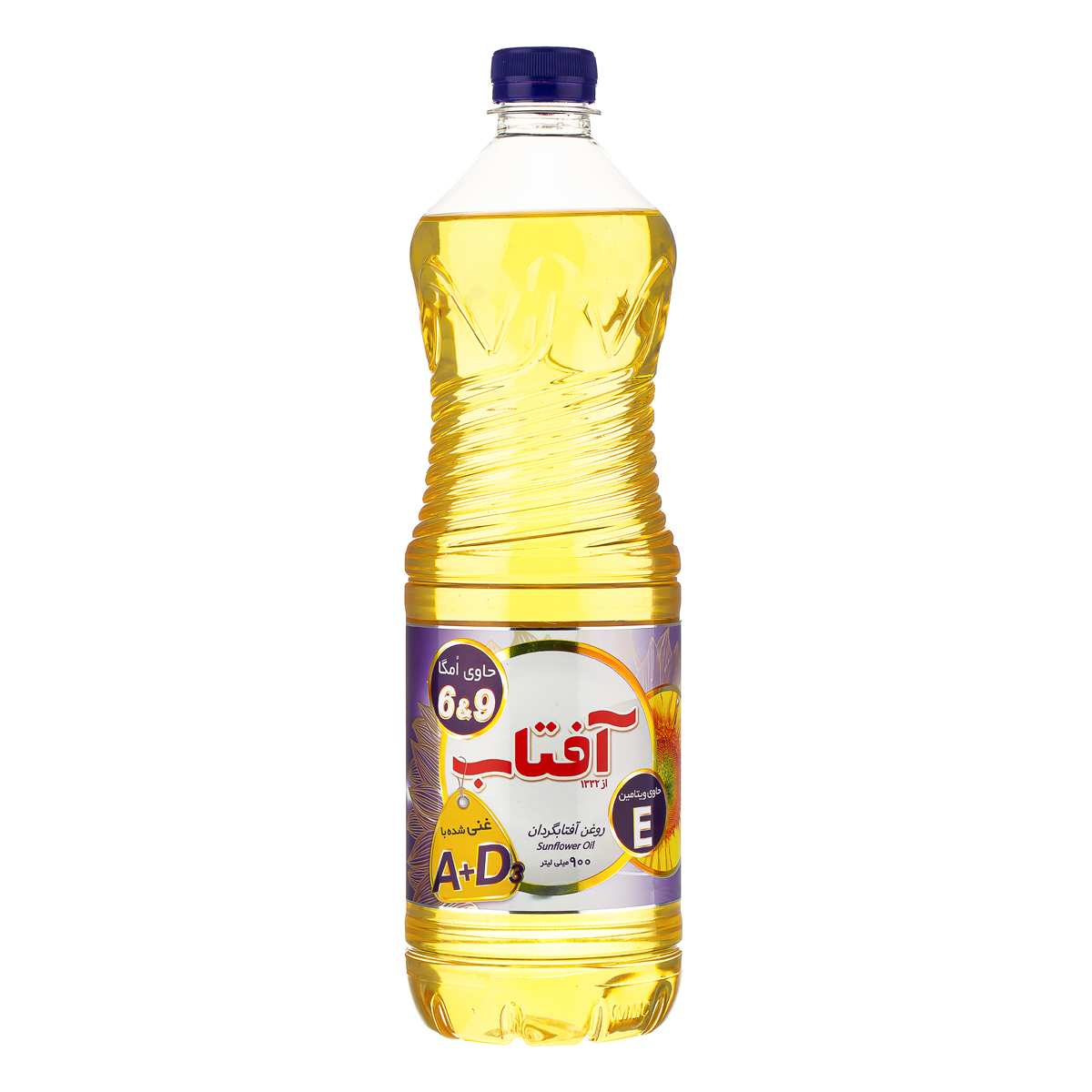 روغن مایع آفتابگردان غنی شده با ویتامین A-D3 با حجم 810 گرمی آفتاب