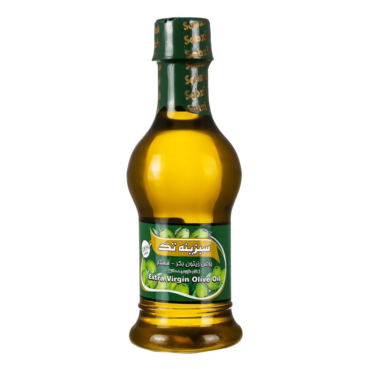 روغن زیتون بکر ممتاز 250 میلی لیتری سبزینه تک