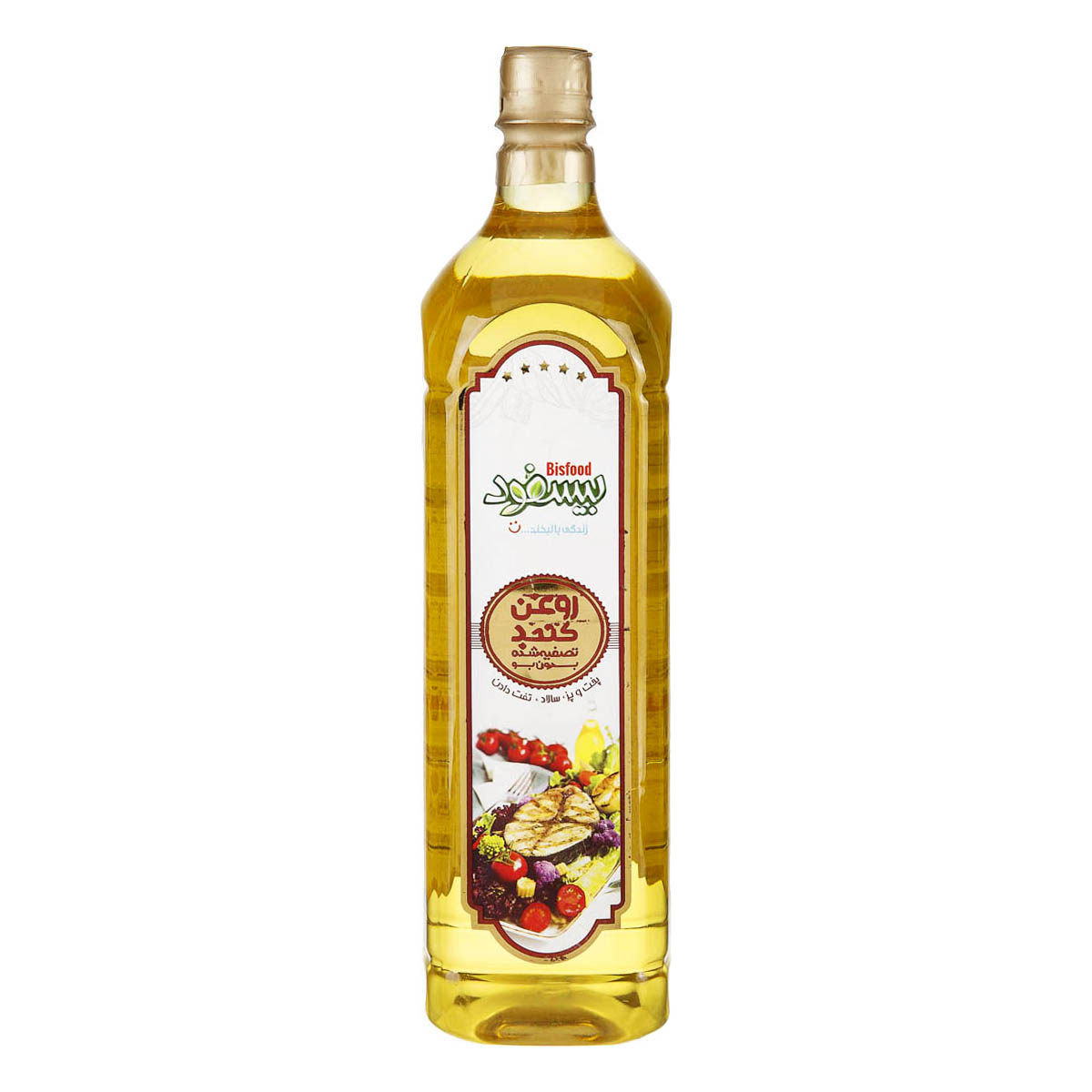 روغن کنجد بدون بو 1500 میلی‌لیتری بیسفود