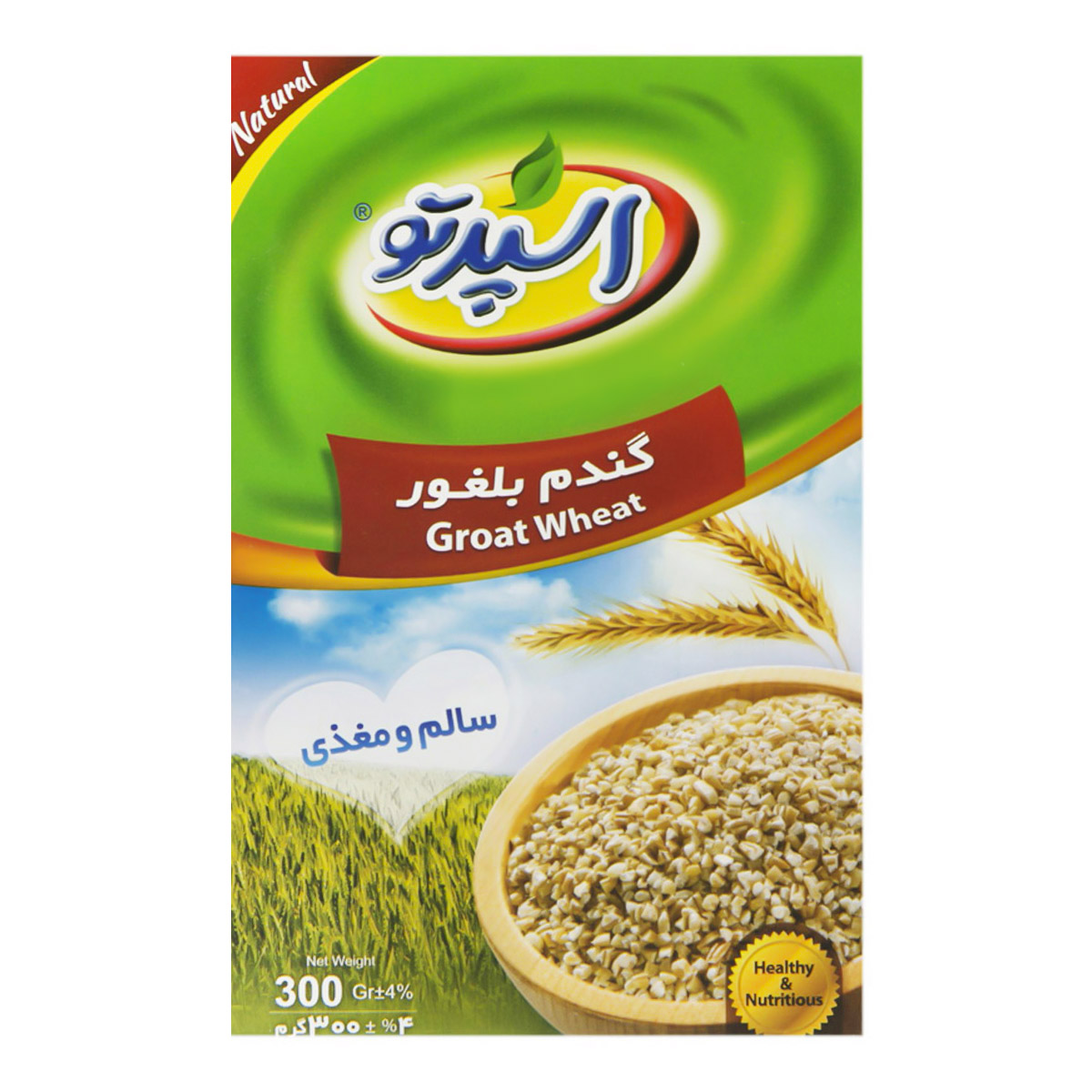 گندم بلغور ۳۰۰ گرمی اسپرتو