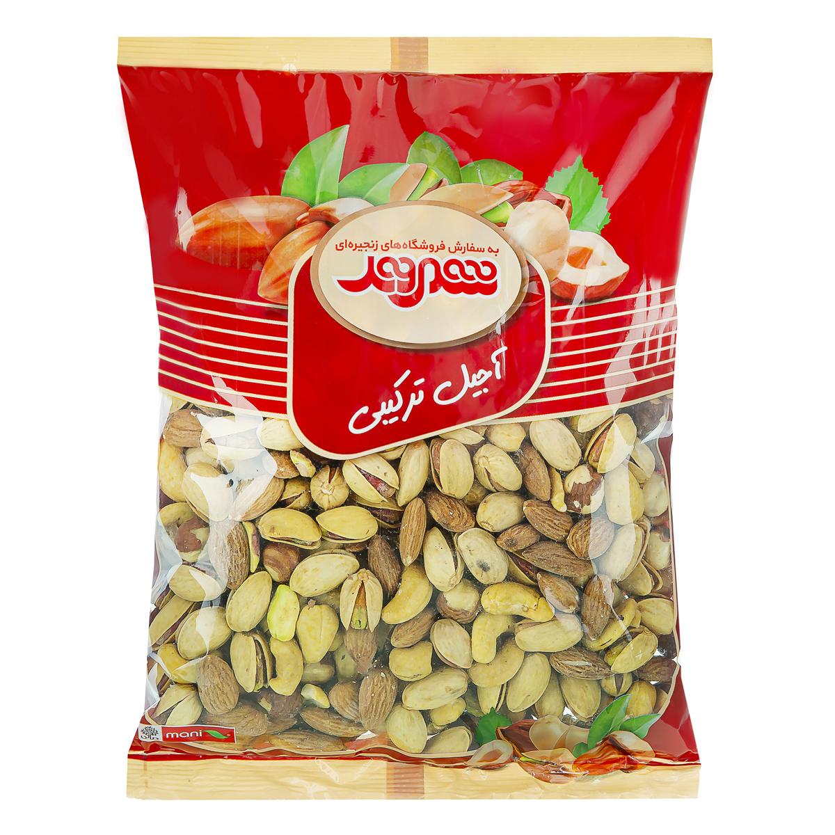 آجیل مخلوط مانی 750 گرمی به سفارش شهروند