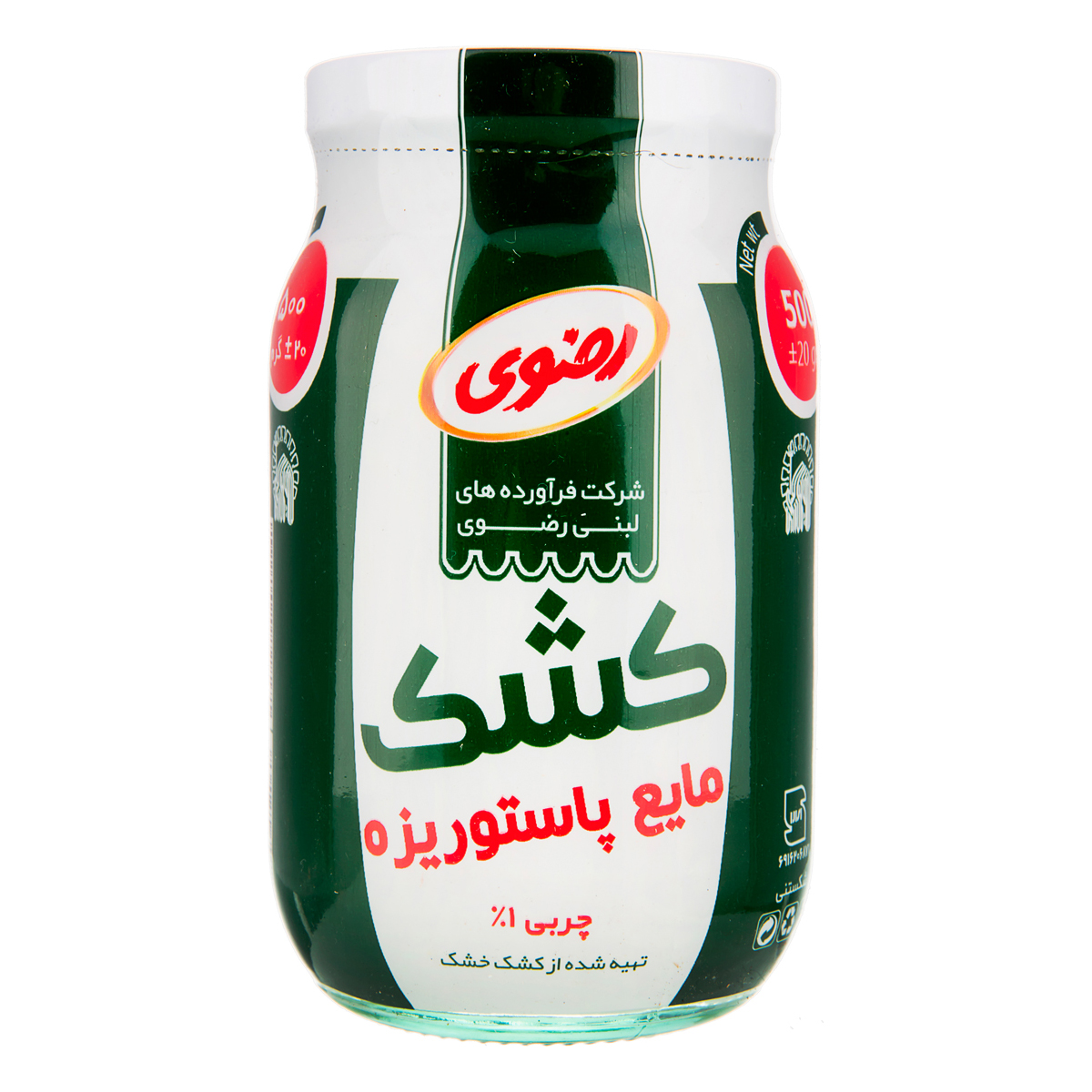 کشک شیشه ای 500 گرمی رضوی