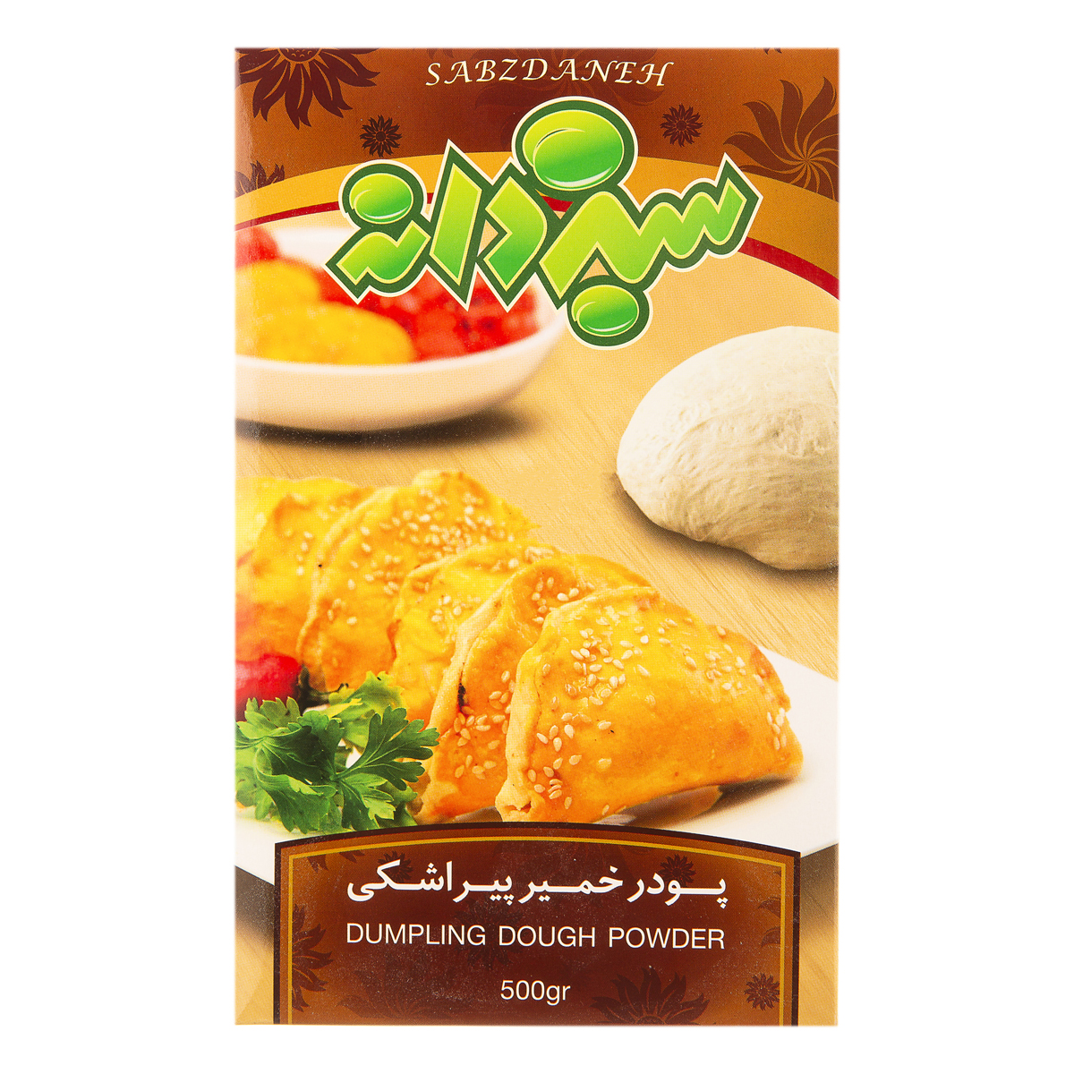 پودر خمیر پیراشکی 500 گرمی سبزدانه