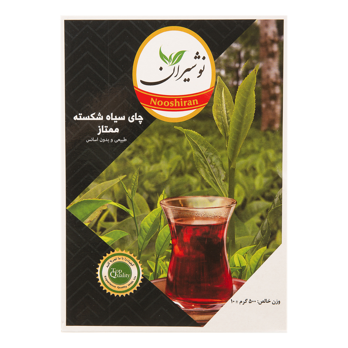 چای سیاه شکسته ممتاز 500 گرمی نوشیران
