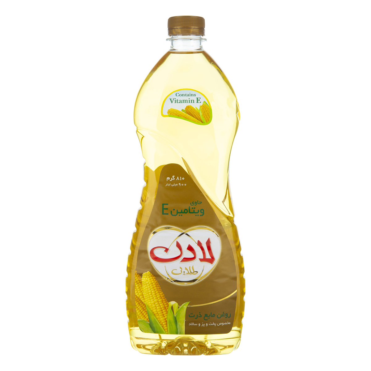 روغن مایع ذرت 810 گرمی لادن طلایی