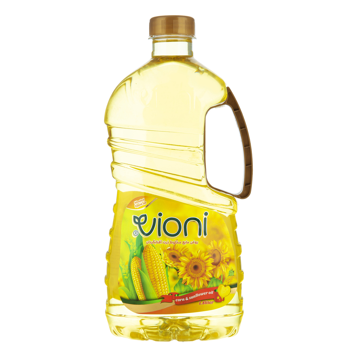 روغن مایع مخلوط ذرت آفتابگردان 1.8 لیتری ویونی