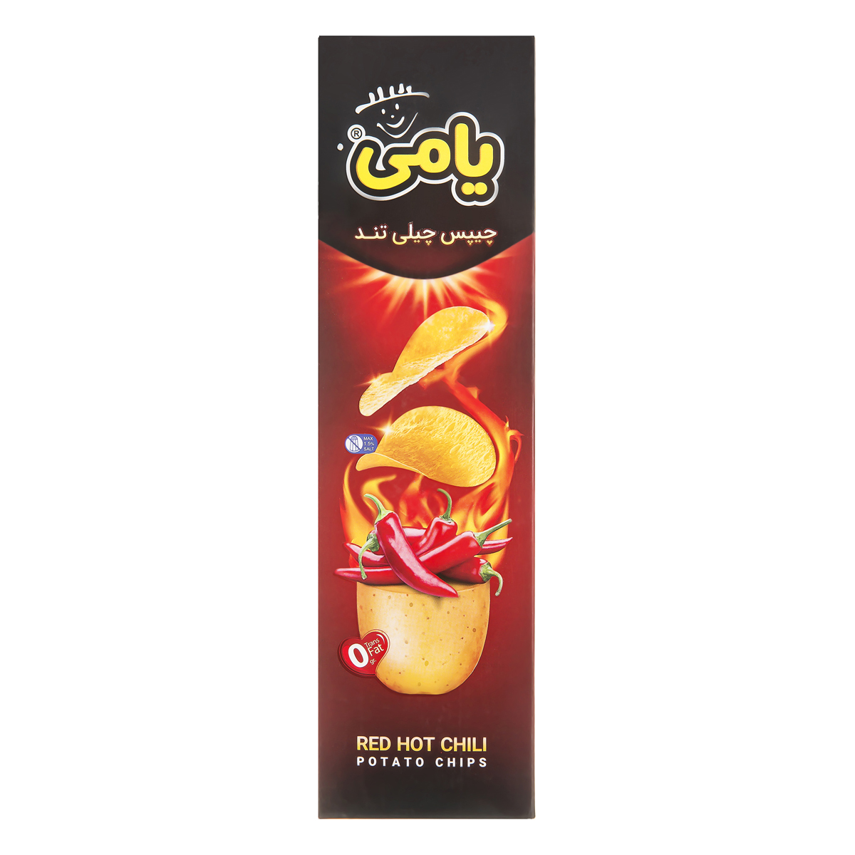 چیپس چیلی تند 90 گرمی یامی