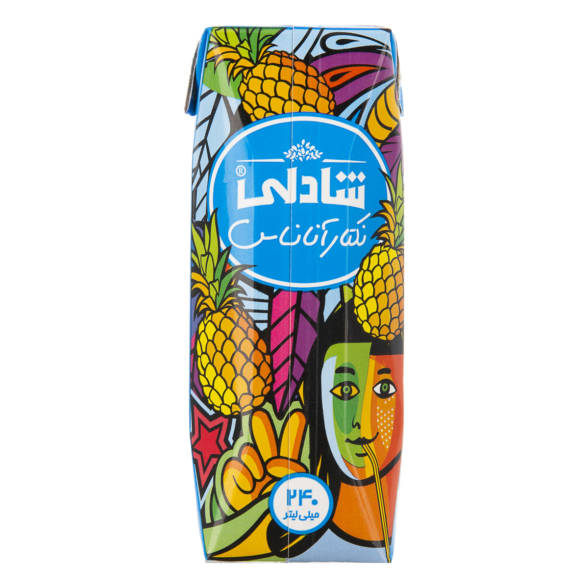 نکتار آناناس 240 میلی لیتری شادلی