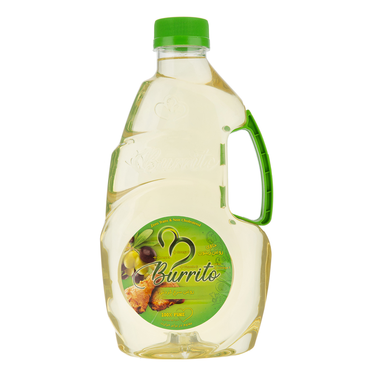 روغن سرخ کردنی حاوی روغن زیتون 1550 گرمی بوریتو