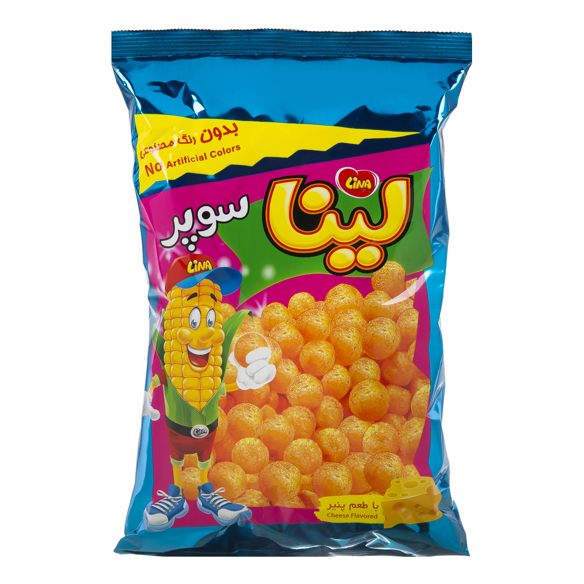 اسنک با طعم پنیر 150 گرمی لینا