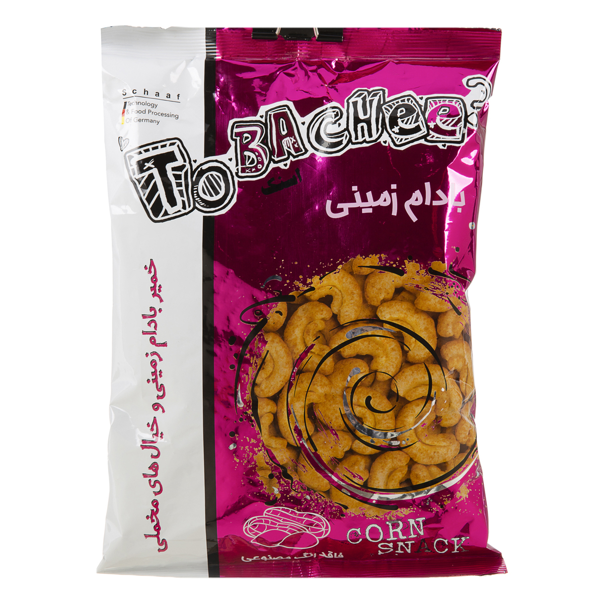 اسنک بادام زمینی 60 گرمی توباچی