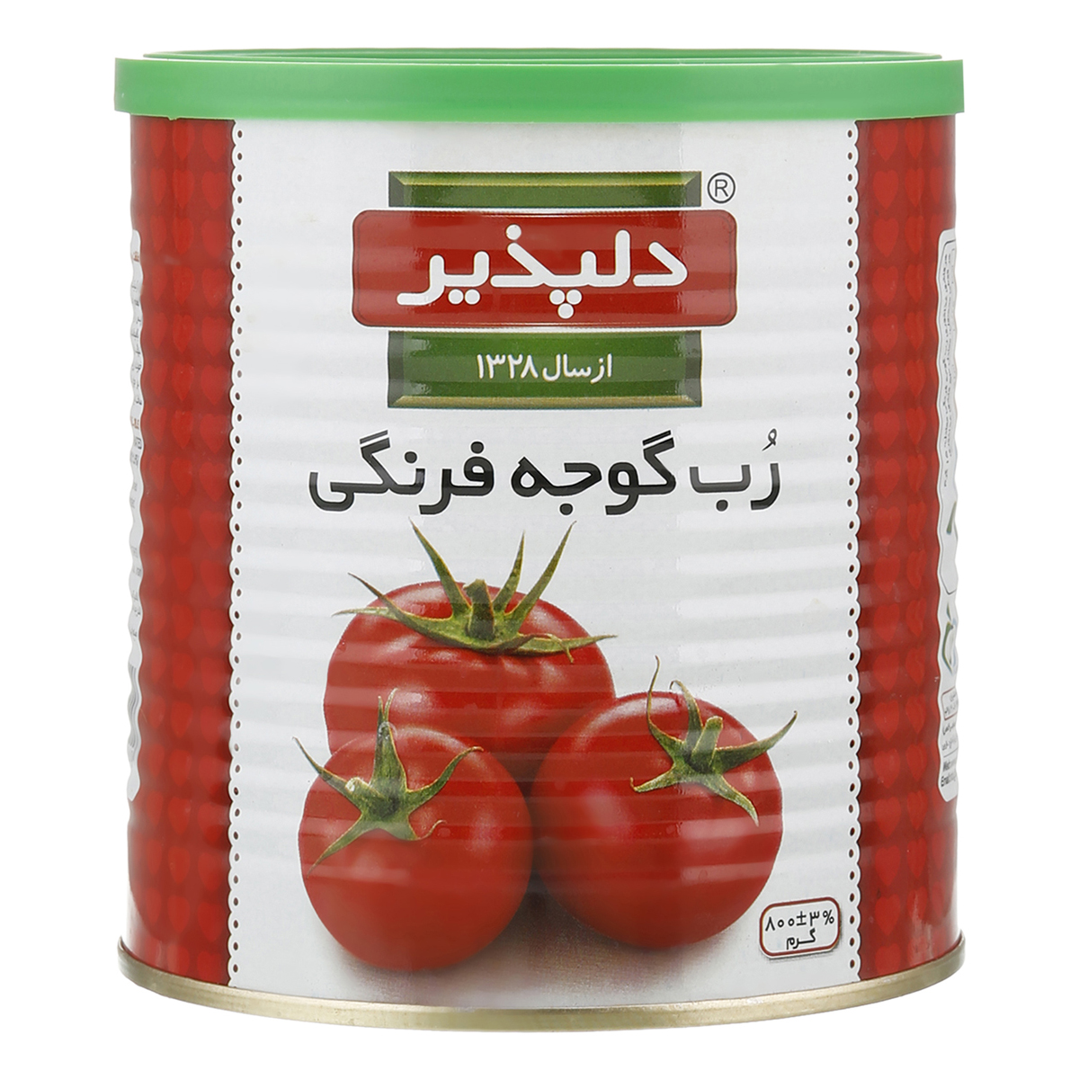 رب گوجه فرنگی 800 گرمی دلپذیر