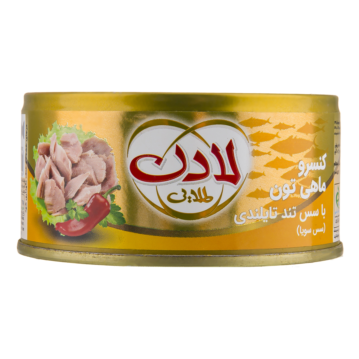 کنسرو ماهی تون با سس تند تایلندی 180 گرمی لادن طلایی