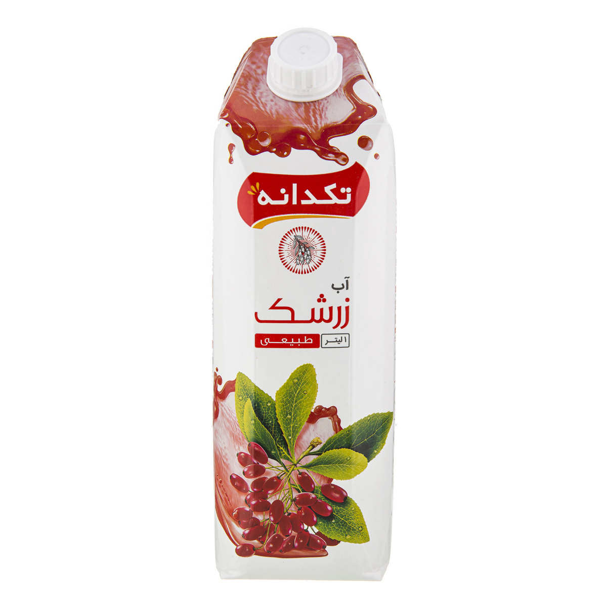 آب زرشک 1 لیتری تکدانه