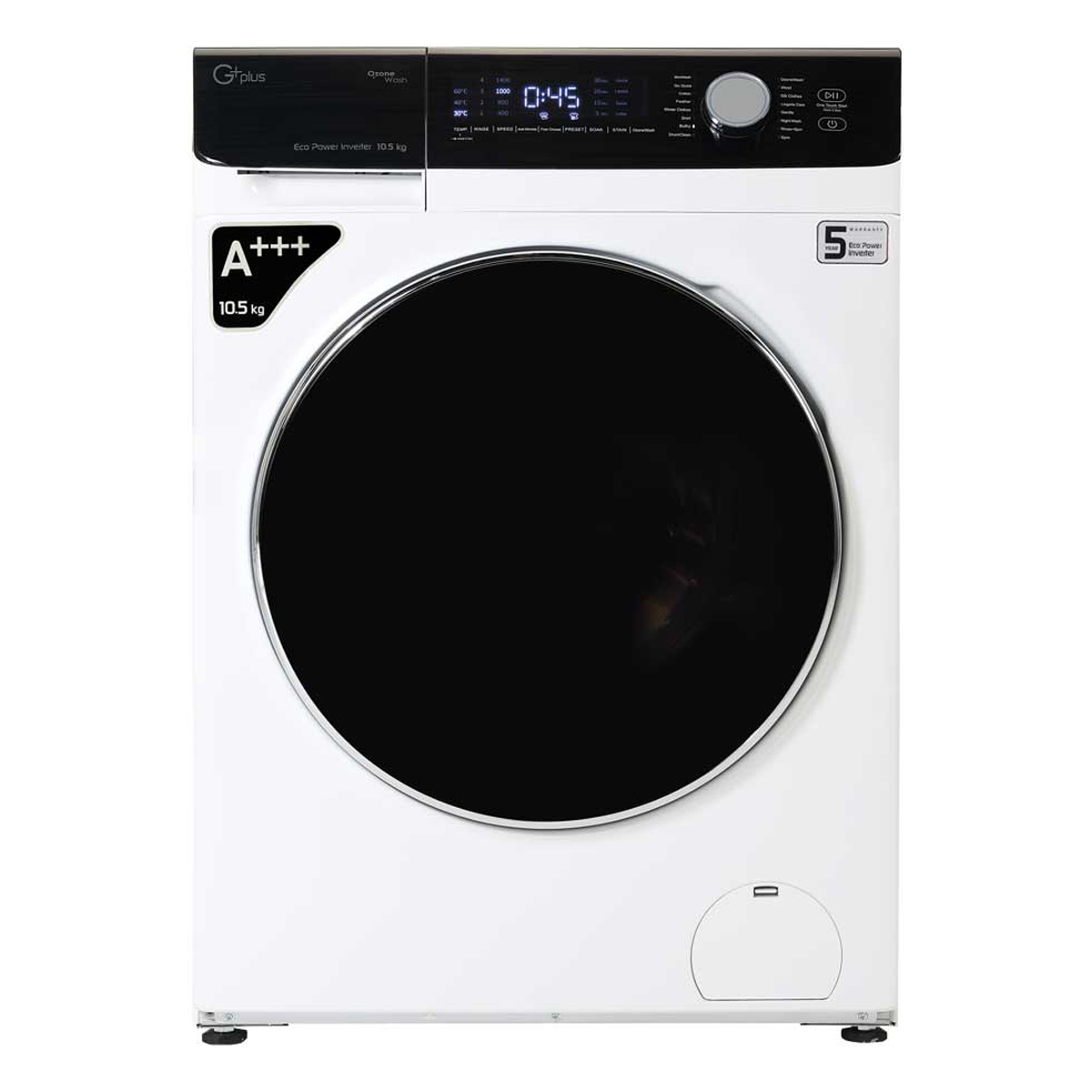 ماشین لباسشویی 10.5 کیلویی مدل GWM-KD1048W جی پلاس