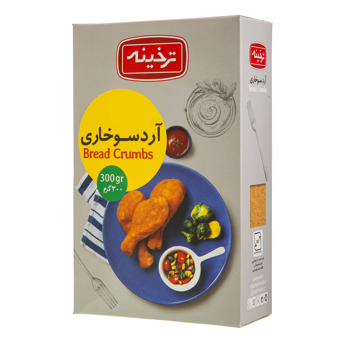 آرد سوخاری 300 گرمی ترخینه