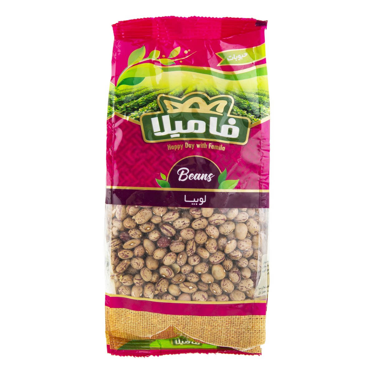 لوبیا چیتی 900 گرمی فامیلا
