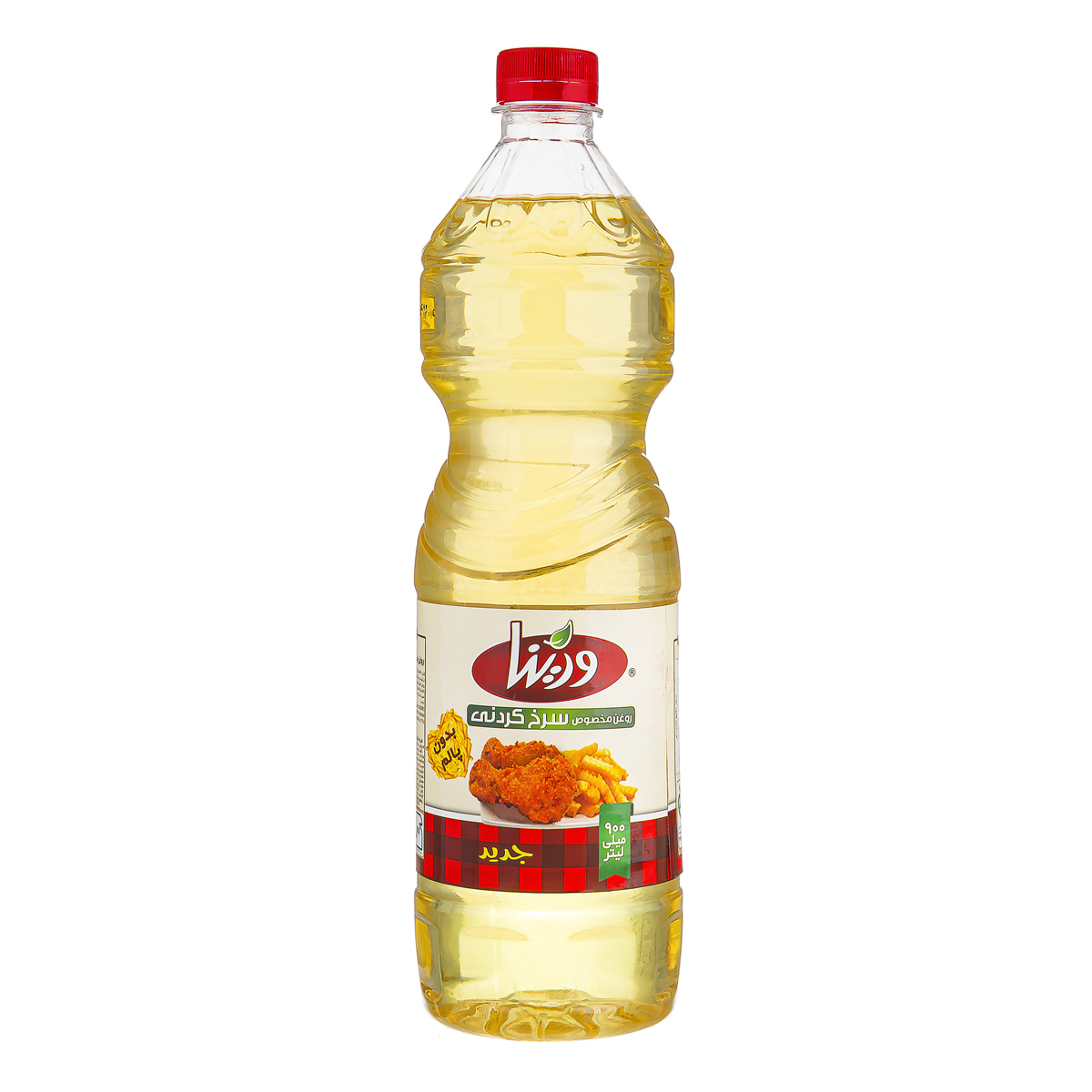 روغن مایع سرخ کردنی بدون پالم 900 میلی لیتری ورینا