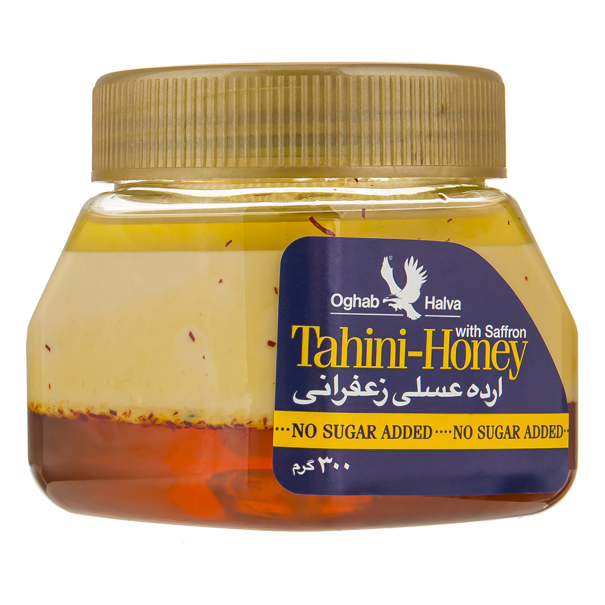 ارده عسلی زعفرانی 300 گرمی عقاب