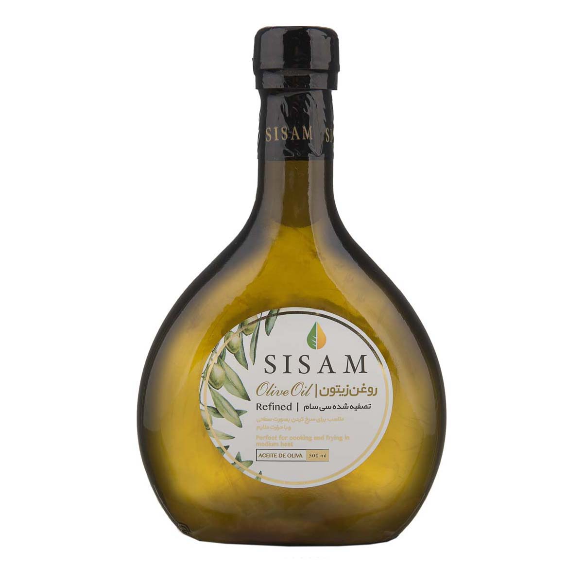 روغن زیتون تصفیه شده 500 میلی لیتری سی سام