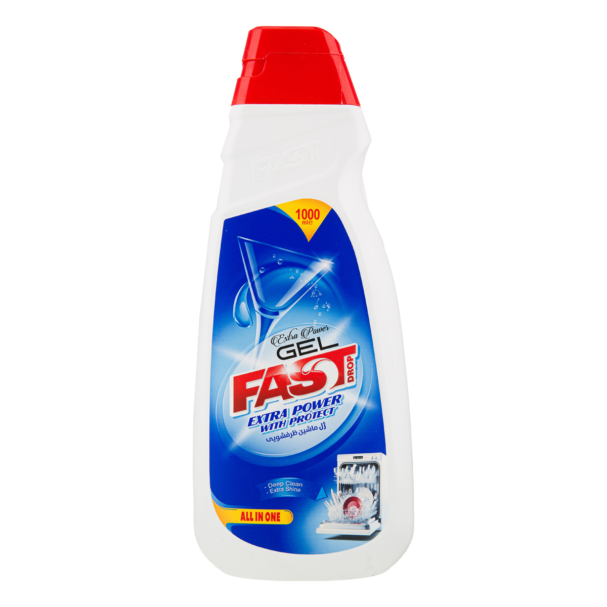 ژل ماشین ظرفشویی چند منظوره  1000 میلی لیتری فست دراپ